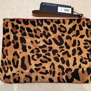 Banana Republic Leopard Print Clutch - NWT